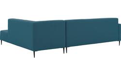 Goossens hoekbank key west blauw stof - 8229544-01