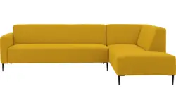 Goossens hoekbank key west geel stof - 8229548-01