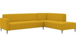 Goossens hoekbank key west geel stof - 8229548-02
