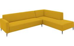 Goossens hoekbank key west geel stof - 8229548-01