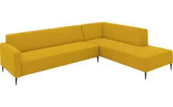 Goossens hoekbank key west geel stof - 8229548-01