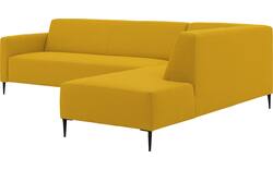 Goossens hoekbank key west geel stof - 8229548-01