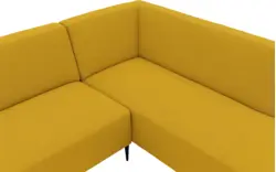 Goossens hoekbank key west geel stof - 8229548-01