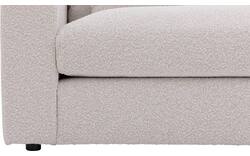 Goossens hoekbank odette wit stof - 8229553-01