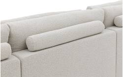 Goossens hoekbank odette wit stof - 8229553-01