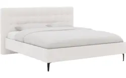 Goossens bedframe royal wit stof - 8229609-01