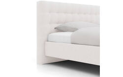 Goossens bedframe royal wit stof - 8229609-04