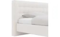 Goossens bedframe royal wit stof - 8229609-01