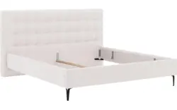 Goossens bedframe royal wit stof - 8229609-01