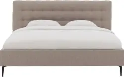 Goossens bedframe royal bruin stof - 8229610-01