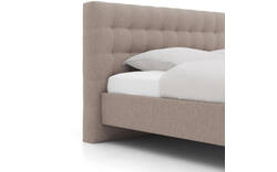 Goossens bedframe royal bruin stof - 8229610-04