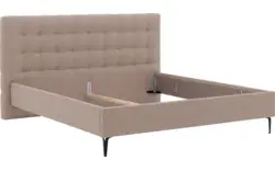 Goossens bedframe royal bruin stof - 8229610-01