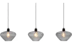 Goossens hanglamp dijon zwart metaal - 8229620-01