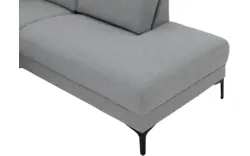 Goossens hoekbank dallas grijs stof - 8229628-11