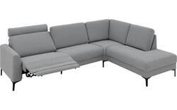 Goossens hoekbank dallas grijs stof - 8229628-11