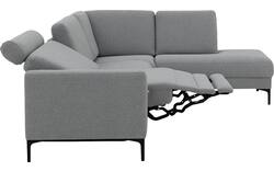 Goossens hoekbank dallas grijs stof - 8229628-11