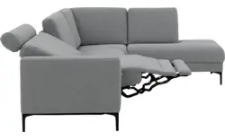Goossens hoekbank dallas grijs stof - 8229628-11