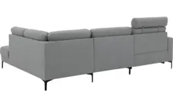 Goossens hoekbank dallas grijs stof - 8229628-11