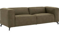 Goossens zitbank calvin groen micro leer - 8229629-02