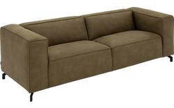 Goossens zitbank calvin groen micro leer - 8229629-01