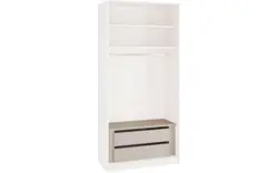 Goossens inzetladenblok accessoires retro wit wit mdf - 8229639-01
