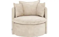 Goossens fauteuil bonne beige stof - 8229733-01