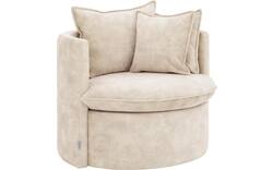 Goossens fauteuil bonne beige stof - 8229733-01