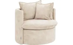 Goossens fauteuil bonne beige stof - 8229733-01