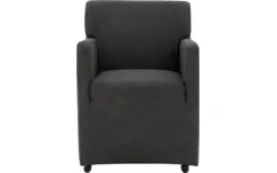 Goossens eetkamerstoel montana grijs micro leer - 8229738-01