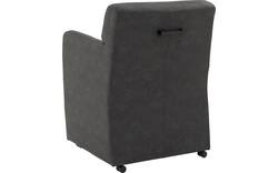 Goossens eetkamerstoel montana grijs micro leer - 8229738-01