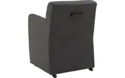 Goossens eetkamerstoel montana grijs micro leer - 8229738-01