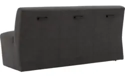 Goossens eetkamerbank montana grijs micro leer - 8229739-01
