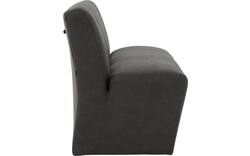 Goossens eetkamerbank montana grijs micro leer - 8229739-01