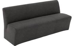 Goossens eetkamerbank montana grijs micro leer - 8229739-01