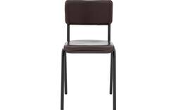 Goossens eetkamerstoel chaplin bruin leer - 8229742-01