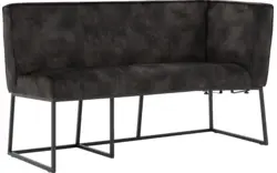 Goossens excellent eetkamerbank tom grijs stof - 8229744-01