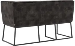 Goossens excellent eetkamerbank tom grijs stof - 8229744-01