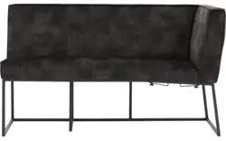 Goossens excellent eetkamerbank tom grijs stof - 8229744-01