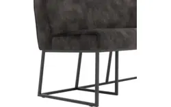 Goossens excellent eetkamerbank tom grijs stof - 8229744-01