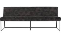 Goossens excellent eetkamerbank tom grijs stof - 8229746-02