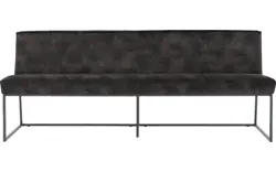 Goossens excellent eetkamerbank tom grijs stof - 8229746-02