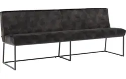 Goossens excellent eetkamerbank tom grijs stof - 8229746-02
