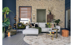 Goossens excellent loungebank princess wit stof - 8229772-01