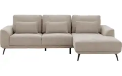 Stof fijn geweven beige