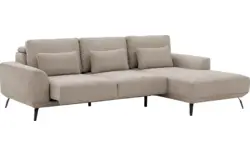 Goossens excellent loungebank princess beige stof - 8229789-01-gespiegeld