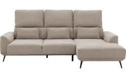 Goossens excellent loungebank princess beige stof - 8229789-01-gespiegeld