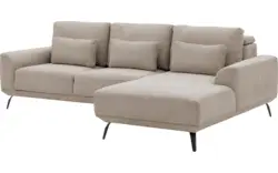 Goossens excellent loungebank princess beige stof - 8229789-01-gespiegeld