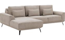 Goossens excellent loungebank princess beige stof - 8229789-01
