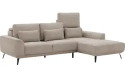 Goossens excellent loungebank princess beige stof - 8229789-01-gespiegeld