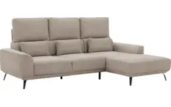 Goossens excellent loungebank princess beige stof - 8229789-01-gespiegeld